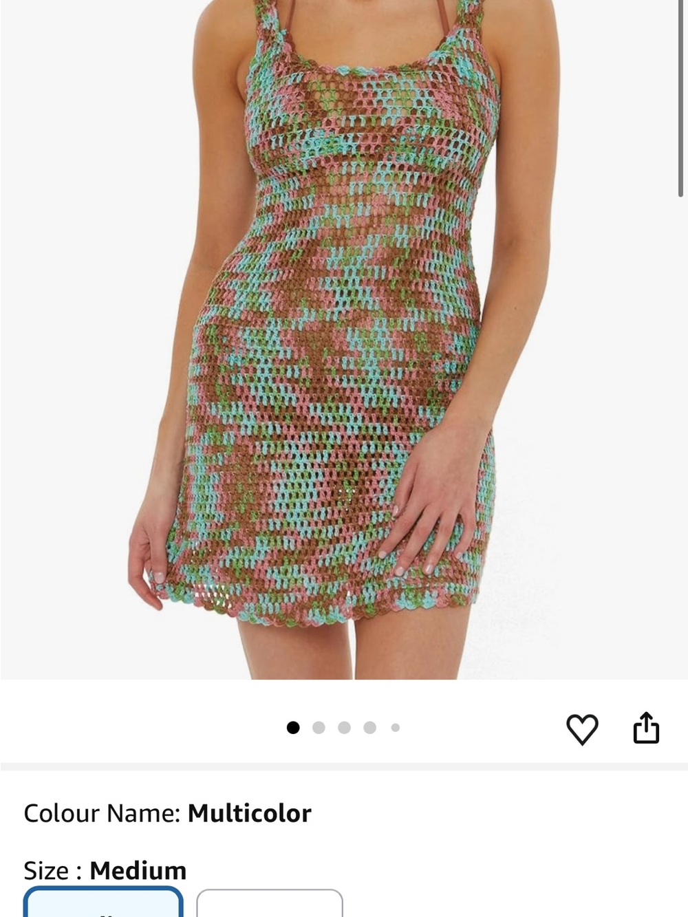 Melody Crochet Tank Dress by Isabella Rose
- Women size small